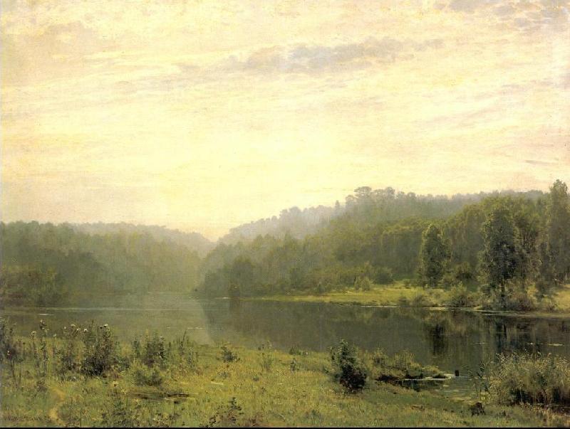 Ivan Shishkin Foggy Morning France oil painting art